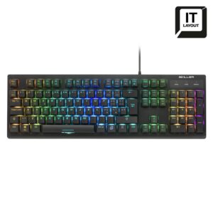 Sharkoon Tastiera Gaming Meccanica Skiller Mech Sgk30, Switch Blue, Layout Ita, Rgb Personalizzabile