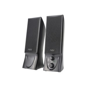 Speaker 2.0 Usb 2*2W Slender Bk Pc/Smartphone/Tablet Adj