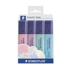 Staedtler 364 C evidenziatore 4 pz Azzurro, Menta, Rosa, Viola