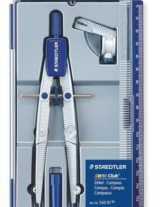 Staedtler 550 01 compasso Blu, Argento 1 pz