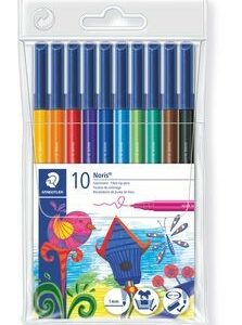 Staedtler Noris 326 marcatore Nero, Blu, Marrone, Verde, Arancione, Rosso, Viola, Giallo 1 pz