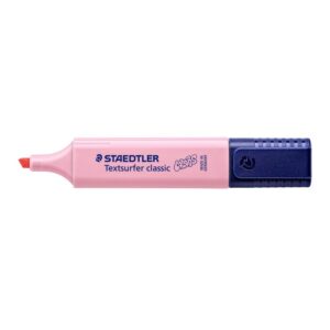 Staedtler Textsurfer Classic 364 Pastel Fluorescent Marker - Punta a scalpello - Linea 1 - 5 mm - Inchiostro a base d acqua - Colore carminio chiaro