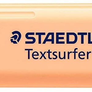 Staedtler Textsurfer Classic 364 Pastel Fluorescent Marker - Punta a scalpello - Linea tra 1 - 5 mm - Inchiostro a base d acqua - Colore pesca