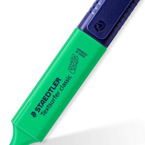 Staedtler Textsurfer Classic 364 Pennarello fluorescente - Punta a scalpello - Linea tra 1 - 5 mm - Inchiostro a base d acqua - Colore verde chiaro