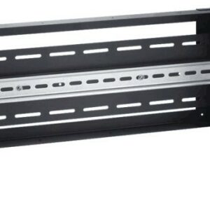 Staffa 4U Per Armadi 19" Per Installazione Dispositivi Su Guida Din Rail  Colore Nero