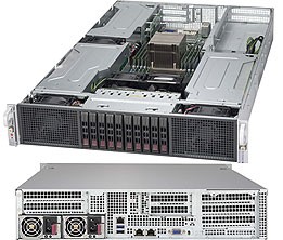 Supermicro Super Server 2029GP-TR Intel® C621 LGA 3647 (Socket P) Armadio (2U) Nero