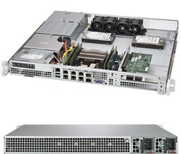 Supermicro SuperServer 1019D-FRN8TP Intel SoC Rack (1U) Argento