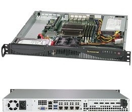 Supermicro SuperServer 5019C-M4L Intel C242 LGA 1151 (Presa H4) Rack (1U) Nero