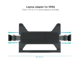 Supporto/adattatore per laptop Tooq Vesa - colore nero