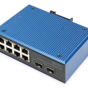 Switch Fast Ethernet Industriale A 8+2 Porte