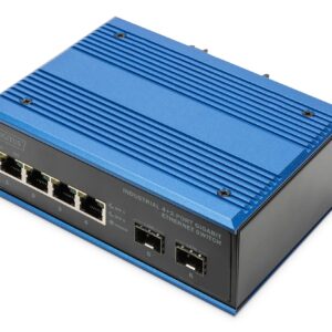 Switch Gigabit Ethernet A 4+2 Porte Industriale