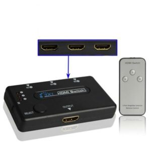 Switch HDMI Cromad a 3 porte con telecomando