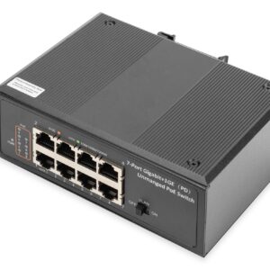 Switch Industriale 7 Porte Gigabit Poe + Una Porta Pd