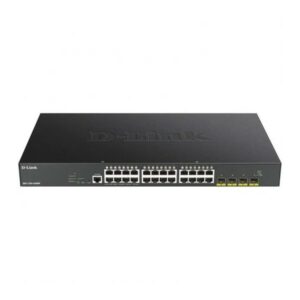 Switch semigestibile D-Link 24 porte Gigabit PoE 370 W + 4 porte 10 G SFP+