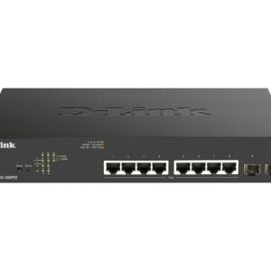 Switch semigestibile D-Link 8 porte Gigabit PoE 130 W + 2 porte combinate