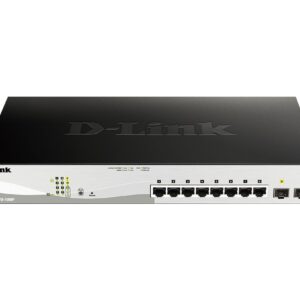 Switch semigestibile D-Link 8 porte PoE Gigabit 130 W + 2 porte combinate Gigabit