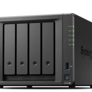 Server di archiviazione Synology DiskStation DS923+ NAS - Fino a 4 unità di archiviazione - Interfaccia supportata M.2, SATA III - Compatibile con 2,5, 3,5 - 2x RJ-45, 2x USB 2.0