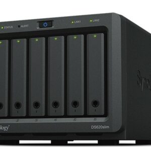 Synology DiskStation DS620SLIM server NAS e di archiviazione Desktop Collegamento ethernet LAN Nero J3355