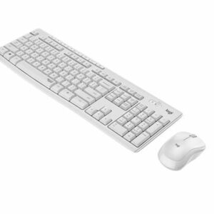 TASTIERA + MOUSE OTTICO WIRELESS LOGITECH COMBO MK295 920-009821 WHITE