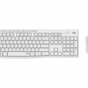 TASTIERA + MOUSE OTTICO WIRELESS LOGITECH COMBO MK295 QWERTZ 920-009819 DE WHITE