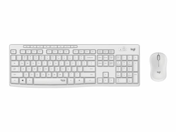 TASTIERA + MOUSE OTTICO WIRELESS LOGITECH COMBO MK295 QWERTZ 920-009819 DE WHITE