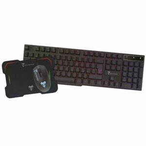 TASTIERA + MOUSE USB + MOUSEPAD GAMING TECHMADE TM-COMBOGAMING