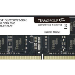 TEAM GROUP ELITE RAM SO-DDR4 16GB 3200MHZ TED416G3200C22-S01