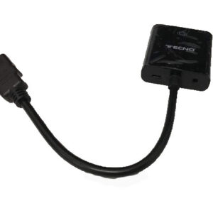 TECNO ADATTATORE CONVERTITORE HDMI TO VGA + AUDIO TC-ADAPT800