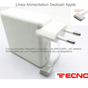 TECNO ALIMENTATORE COMPATIBILE PER APPLE MAGSAFE 2 60W 16,5V 3,65A TC-7024