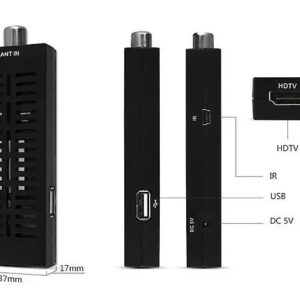 TECNO DECODER DIGITALE TERRESTRE MINI DVB-T2 TC-6380