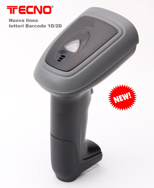 TECNO LETTORE BARCODE LASER 1D/2D USB TC-BC2D-01