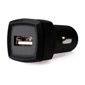 TECNOWARE MOBILE CAR CHARGER HD 1 USB PORT 2.1A RUBBER COATED BLACK COLOR FAM17194