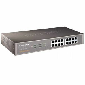 TP-LINK SWITCH 16 PORTE 10/100MBPS RACK MOUNTABLE 1U STEEL CASE TL-SF1016DS