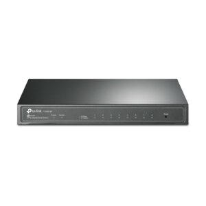 TP-Link T1500G-8T(TL-SG2008) Gestito L2 Gigabit Ethernet (10/100/1000) Supporto Power over Ethernet (PoE) Nero