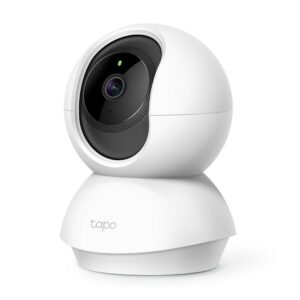 TP-Link Tapo C210 Telecamera di sicurezza IP WiFi FullHD 1080p - Visione notturna - Rilevamento del movimento - Visione panoramica a 360º - Controllo vocale