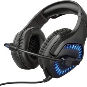 TRUST CUFFIE GXT460 VARZZ ILLUMINATED GAMING CON MICROFONO 23380