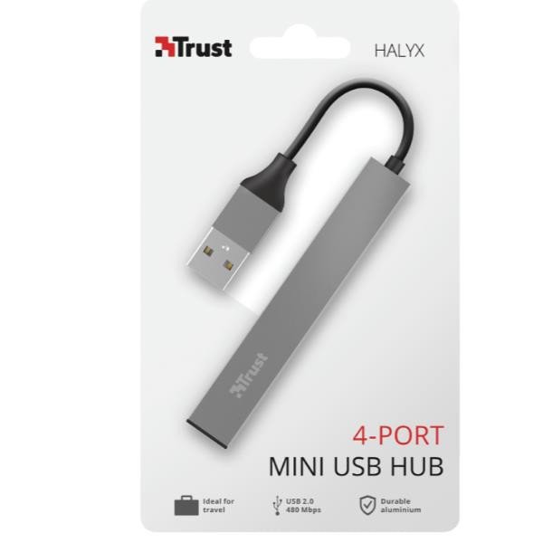 TRUST MINI HUB USB 2.0 4P ALYX 23786