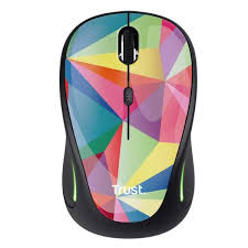 TRUST OPTICAL MOUSE YVI FX MULTICOLOR 1600DPI WIRELESS 22337