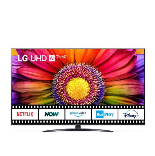 TV LED 55" LG 4K 55UR81003LJ SMART TV EUROPA BLACK