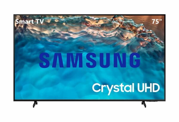 TV LED 75" SAMSUNG 4K UE75CU8072 SMART TV EUROPA BLACK