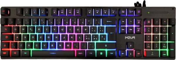 Tastiera Gaming Noua Yelena Semi Meccanica Rgb 105 Tasti 12 Multimedia