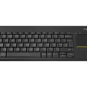 Logitech Tastiera Wireless K400Plus Nera