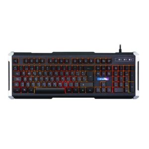 Tastiera gaming Cromad G550 - Retroilluminazione multicolore - 19 tasti antighosting - Lati metallizzati