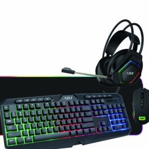 Tastiera/Mouse/Cuffia/Pad Kit Hulk Gaming Multimedia 4In1 Wired Adj