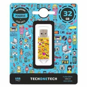 TechOneTech Emojis Memoria USB 2.0 32GB (Pendrive)