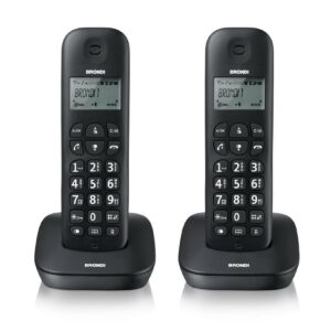 Telefono Cordless Brondi Gala Twin 2 Telefoni Sveglia/Rubrica/Id Chiam