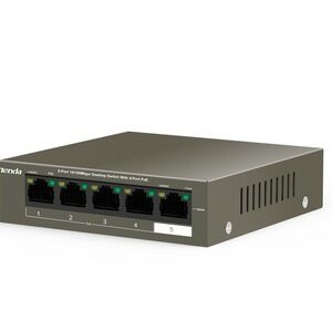 Tenda Switch 5-Port 10/100Mbps Desktop With 4-Port Poe