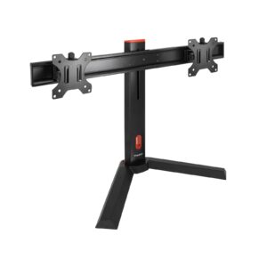 TooQ DB1402TN-B supporto da tavolo per Tv a schermo piatto 68,6 cm (27) Libera installazione Nero, Rosso