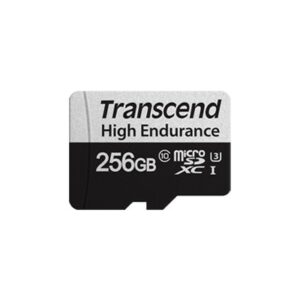 Transcend Memory Card 256Gb Microsd W/ Adapter U3, High Endurance