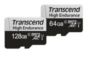 Transcend Memory Card 64Gb Microsd W/ Adapter U1, High Endurance